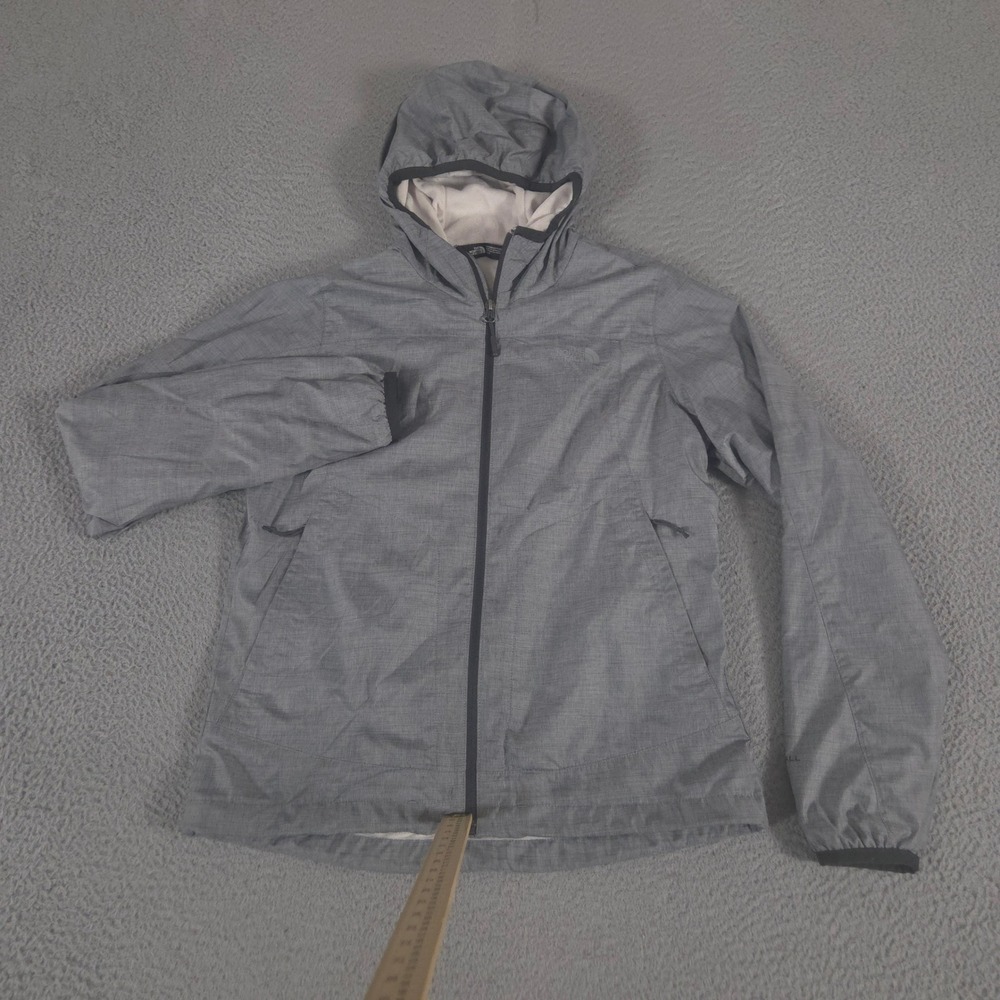 The North Face Jacket Womens Medium Grey Pitaya Hooded Windwall Fleece Lined